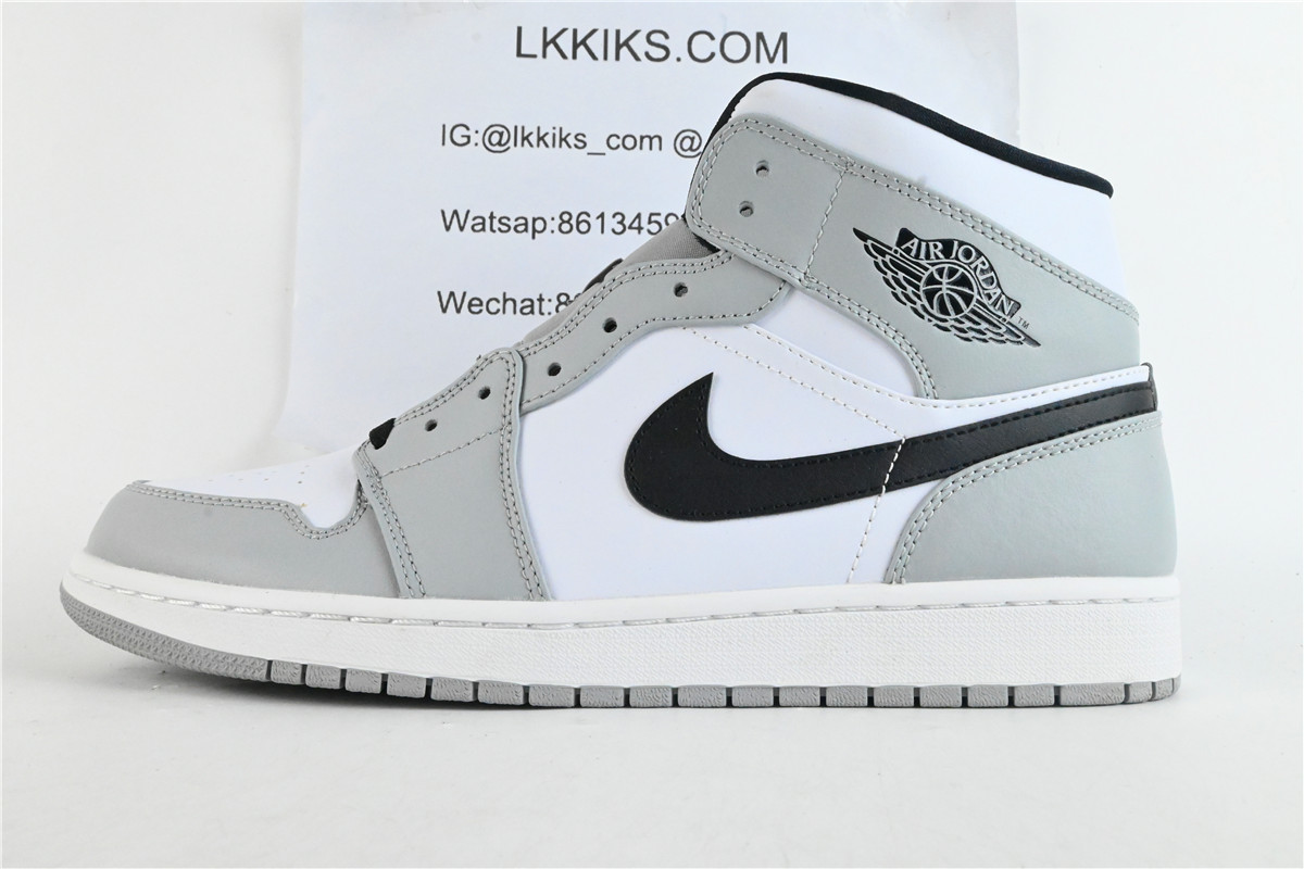 Jordan 1 Mid Light Smoke Grey
